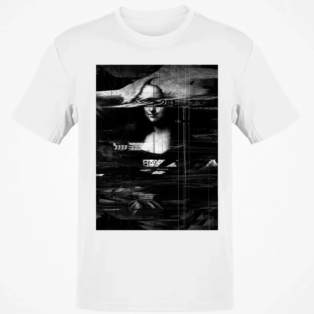 MONA LISA GLITCH Classic Unisex T-Shirt - 13