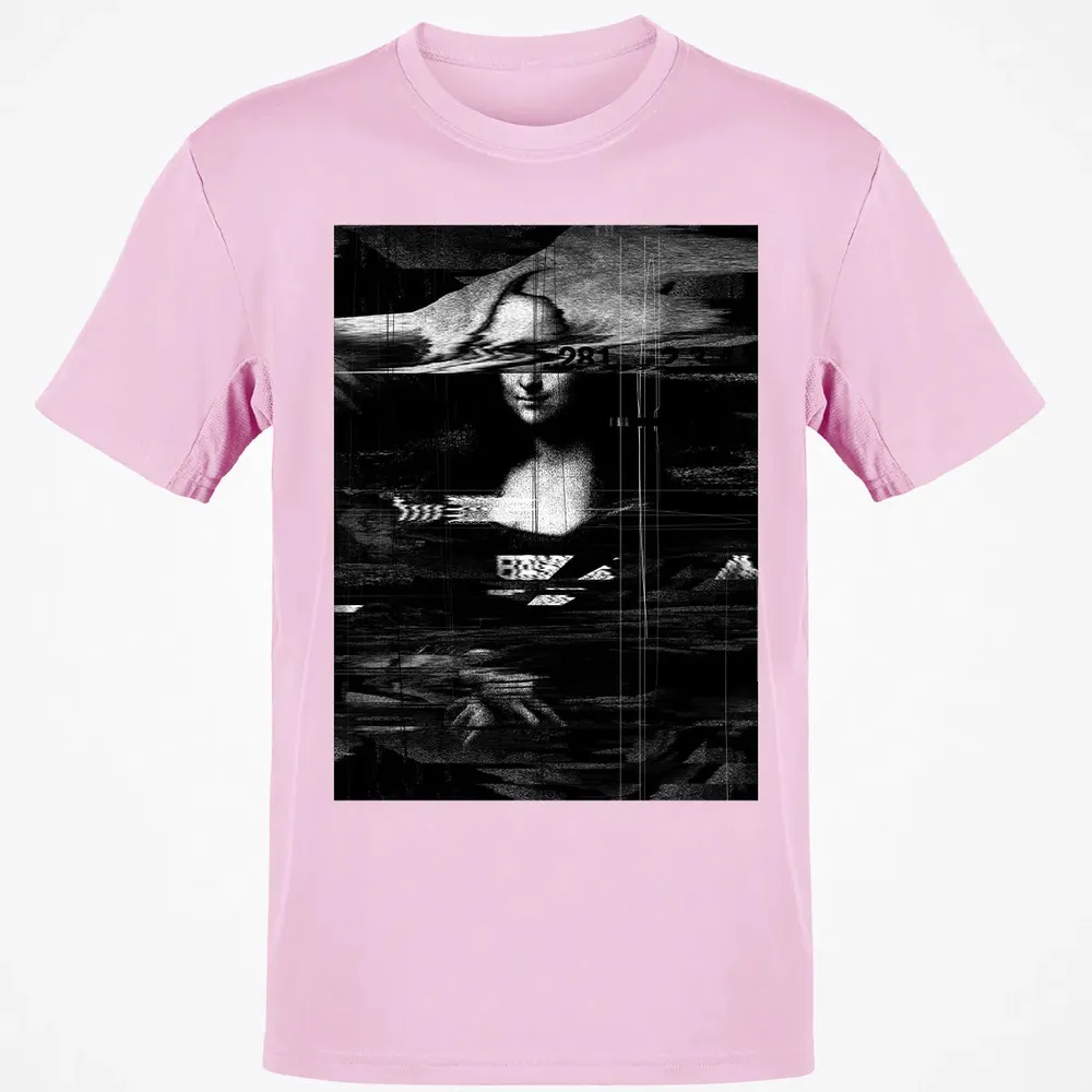 MONA LISA GLITCH Classic Unisex T-Shirt - 6
