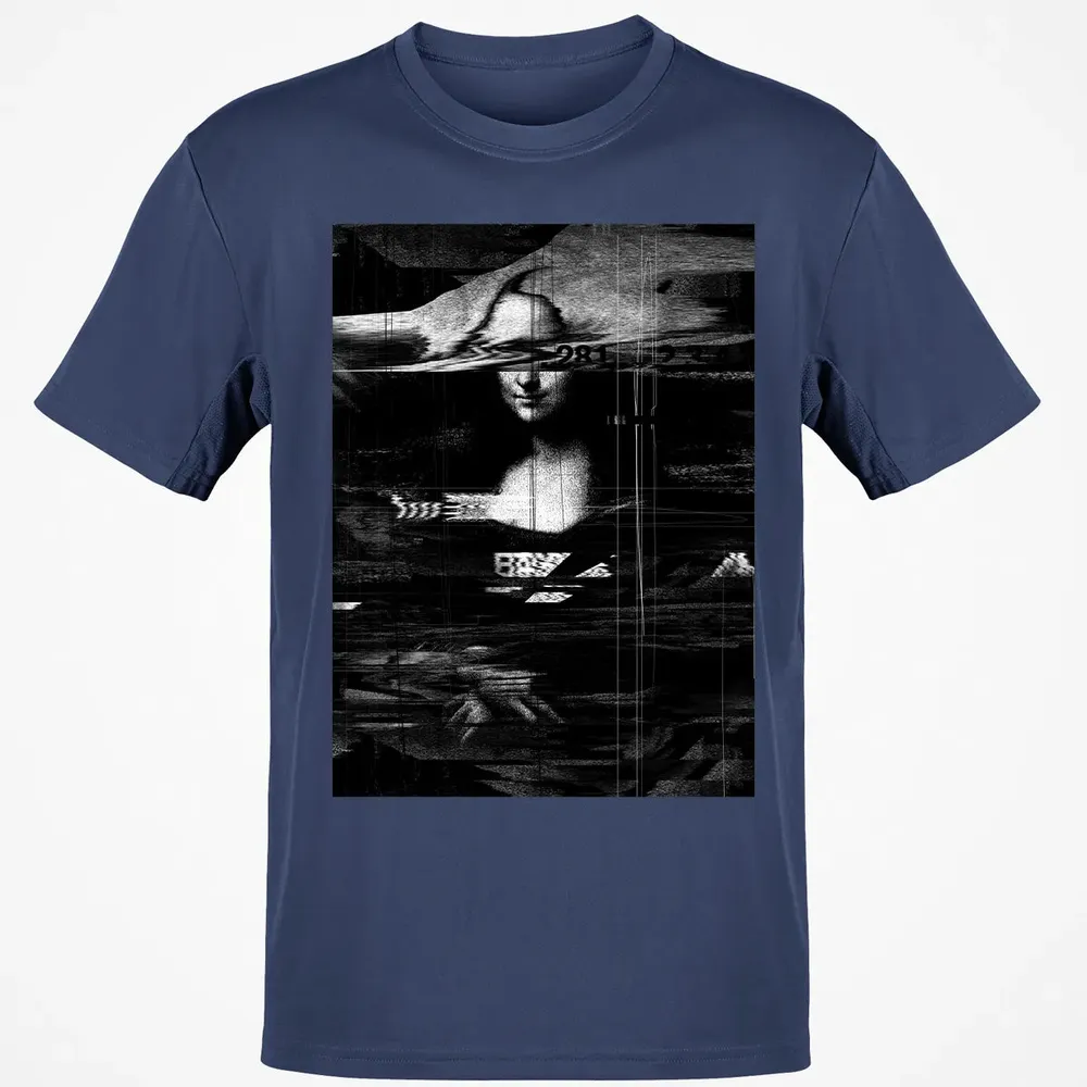 MONA LISA GLITCH Classic Unisex T-Shirt - 8
