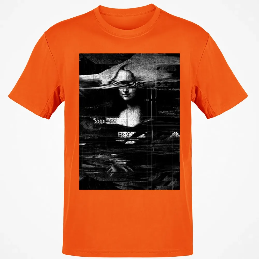 MONA LISA GLITCH Classic Unisex T-Shirt - 9