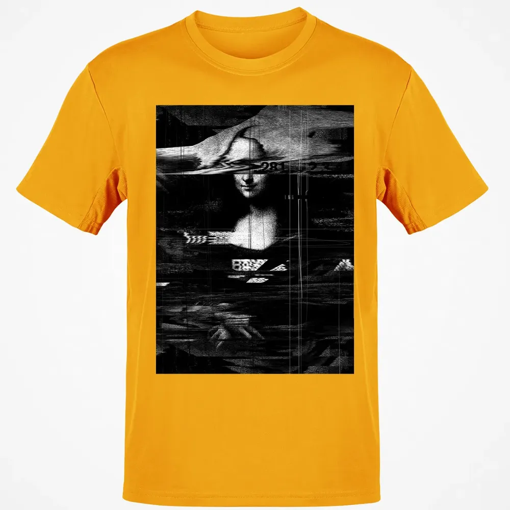 MONA LISA GLITCH Classic Unisex T-Shirt - 5