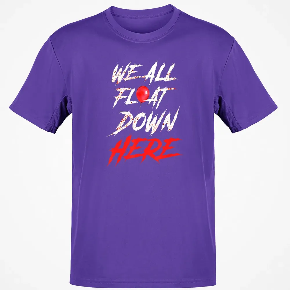 We All Float Down Here Bloody Red Balloon Horror Halloween Classic Unisex T-Shirt - 10