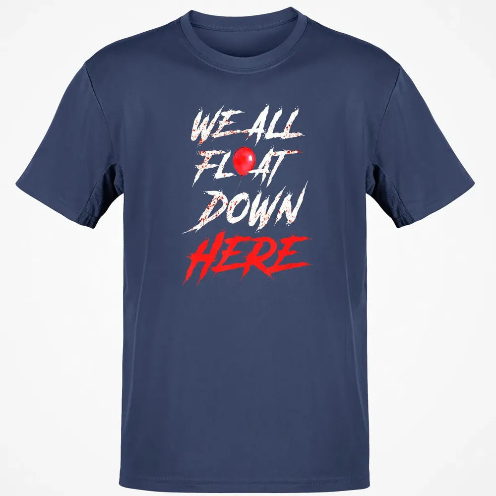 We All Float Down Here Bloody Red Balloon Horror Halloween Classic Unisex T-Shirt - 8