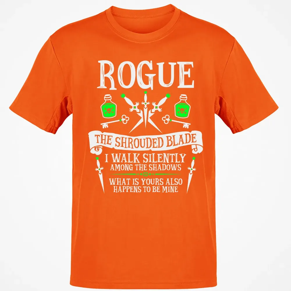ROGUE, THE SHROUDED BLADE (White Text) Classic Unisex T-Shirt - 9