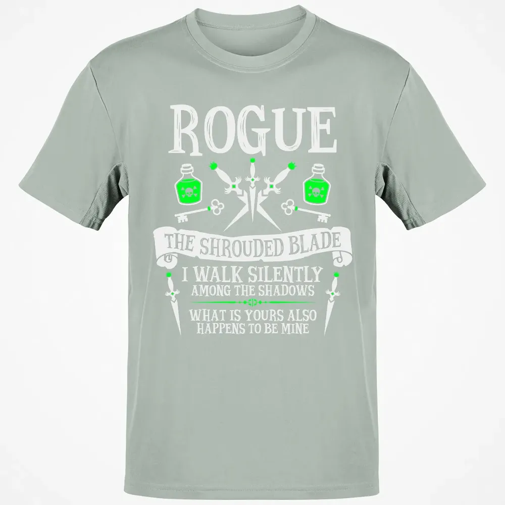 ROGUE, THE SHROUDED BLADE (White Text) Classic Unisex T-Shirt - 3