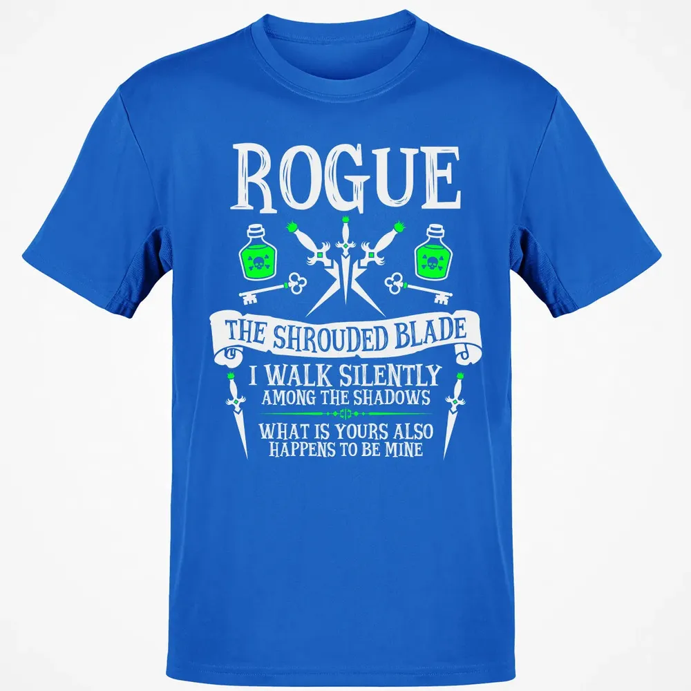 ROGUE, THE SHROUDED BLADE (White Text) Classic Unisex T-Shirt - 12