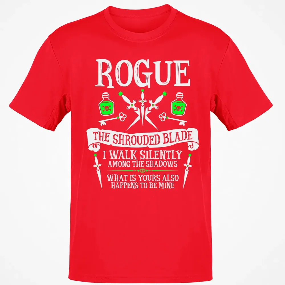 ROGUE, THE SHROUDED BLADE (White Text) Classic Unisex T-Shirt - 11