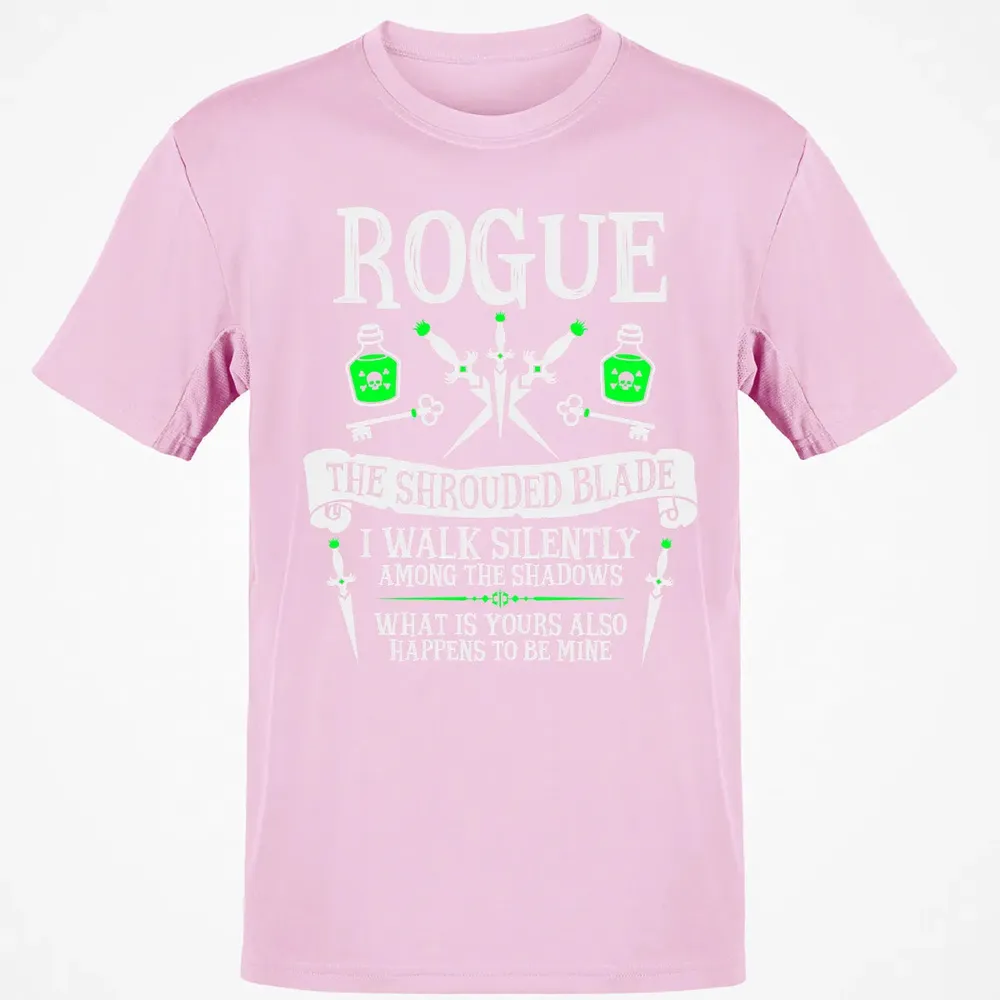 ROGUE, THE SHROUDED BLADE (White Text) Classic Unisex T-Shirt - 6