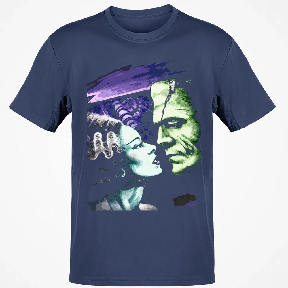 Bride & Frankie Monsters in Love Classic Unisex T-Shirt - 8