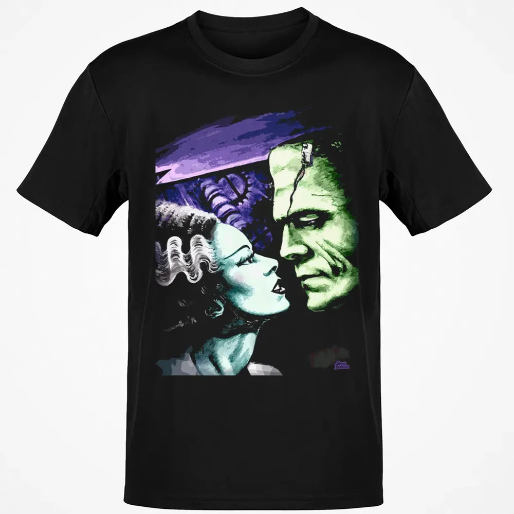 Bride & Frankie Monsters in Love Classic Unisex T-Shirt - 2