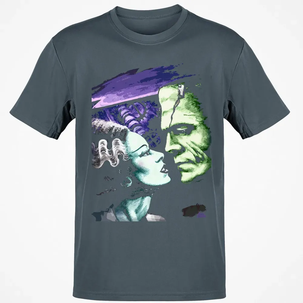 Bride & Frankie Monsters in Love Classic Unisex T-Shirt - 4