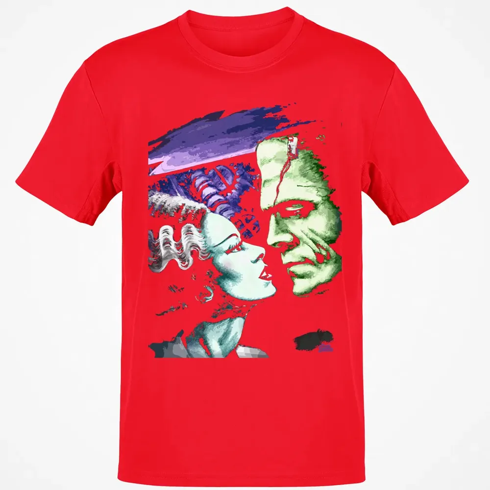 Bride & Frankie Monsters in Love Classic Unisex T-Shirt - 11