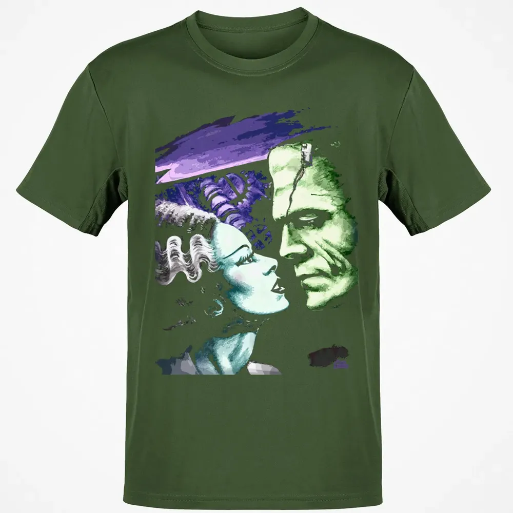 Bride & Frankie Monsters in Love Classic Unisex T-Shirt - 7