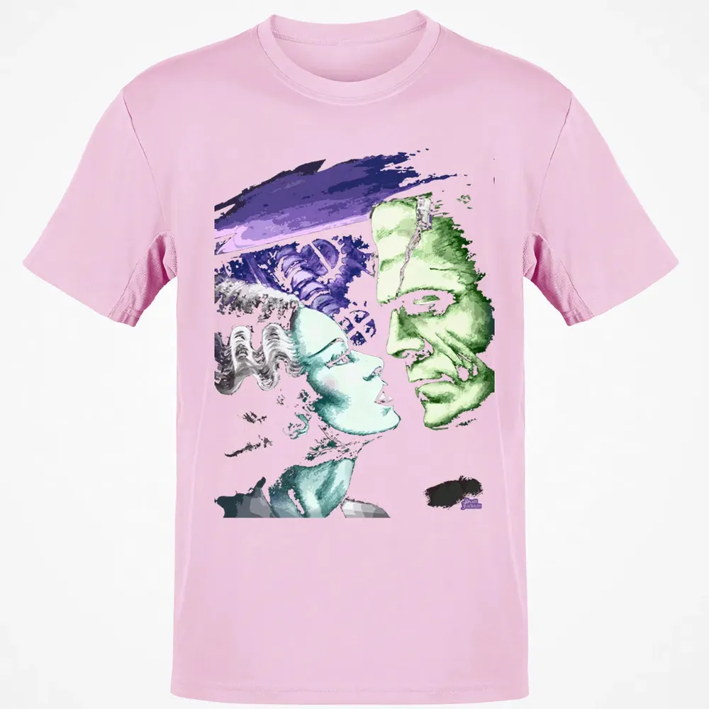 Bride & Frankie Monsters in Love Classic Unisex T-Shirt - 6
