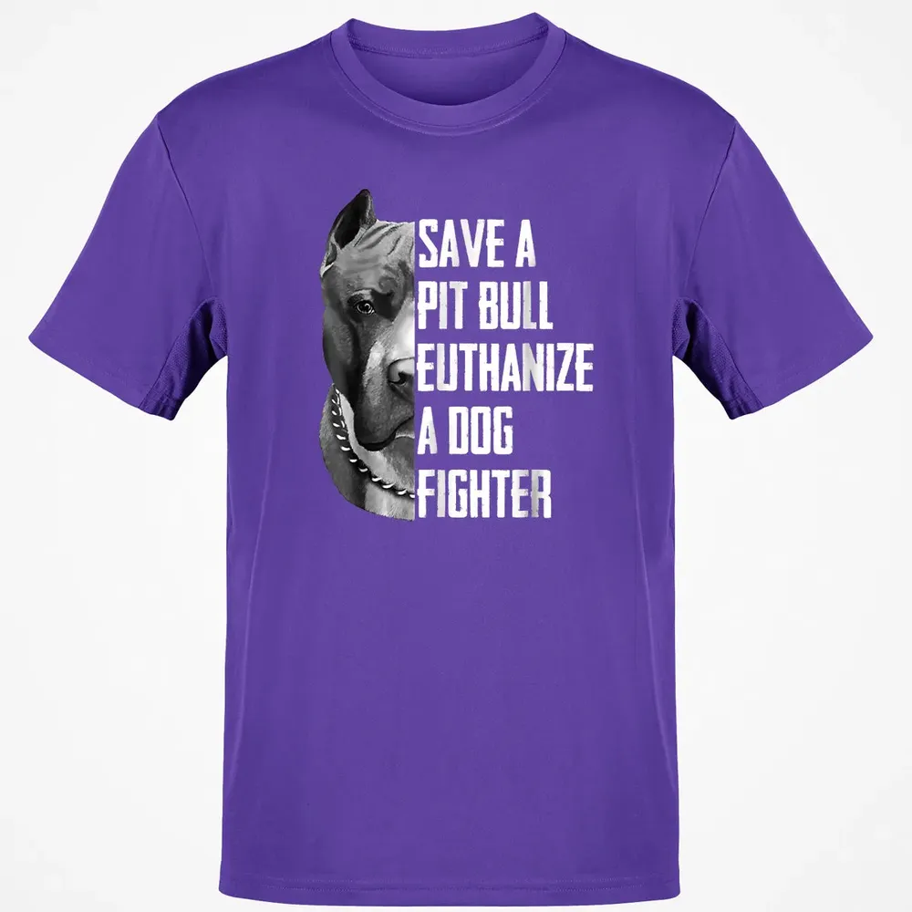 Save A Pitbull Euthanize A Dog Fighter  for Women Men Classic Unisex T-Shirt - 10