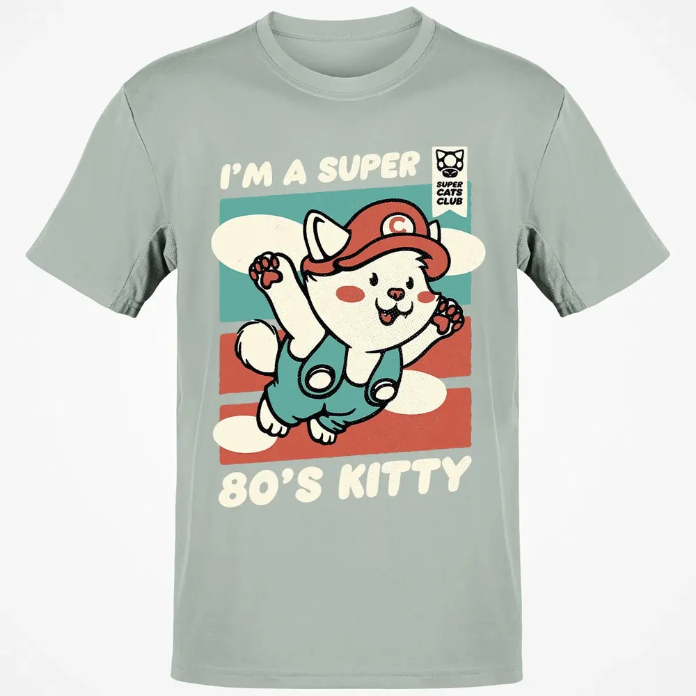 Super 80's Kitty Classic Unisex T-Shirt - 3