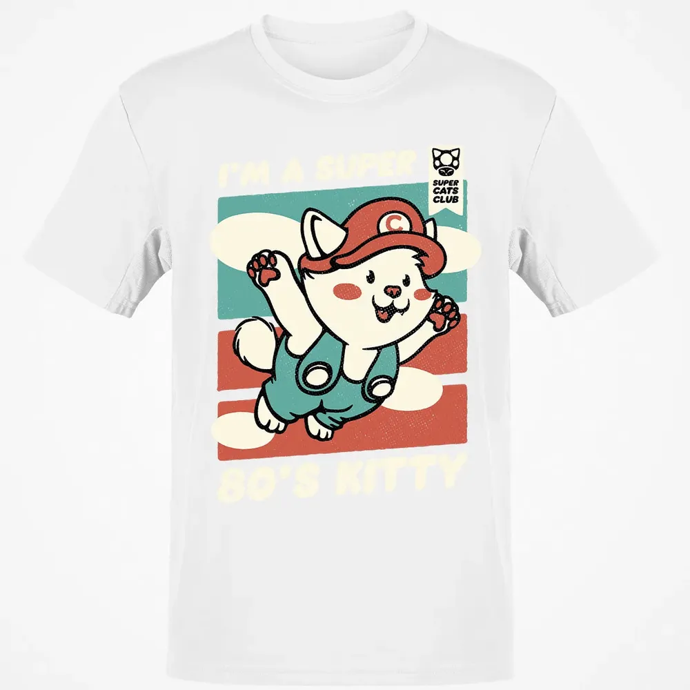 Super 80's Kitty Classic Unisex T-Shirt - 13