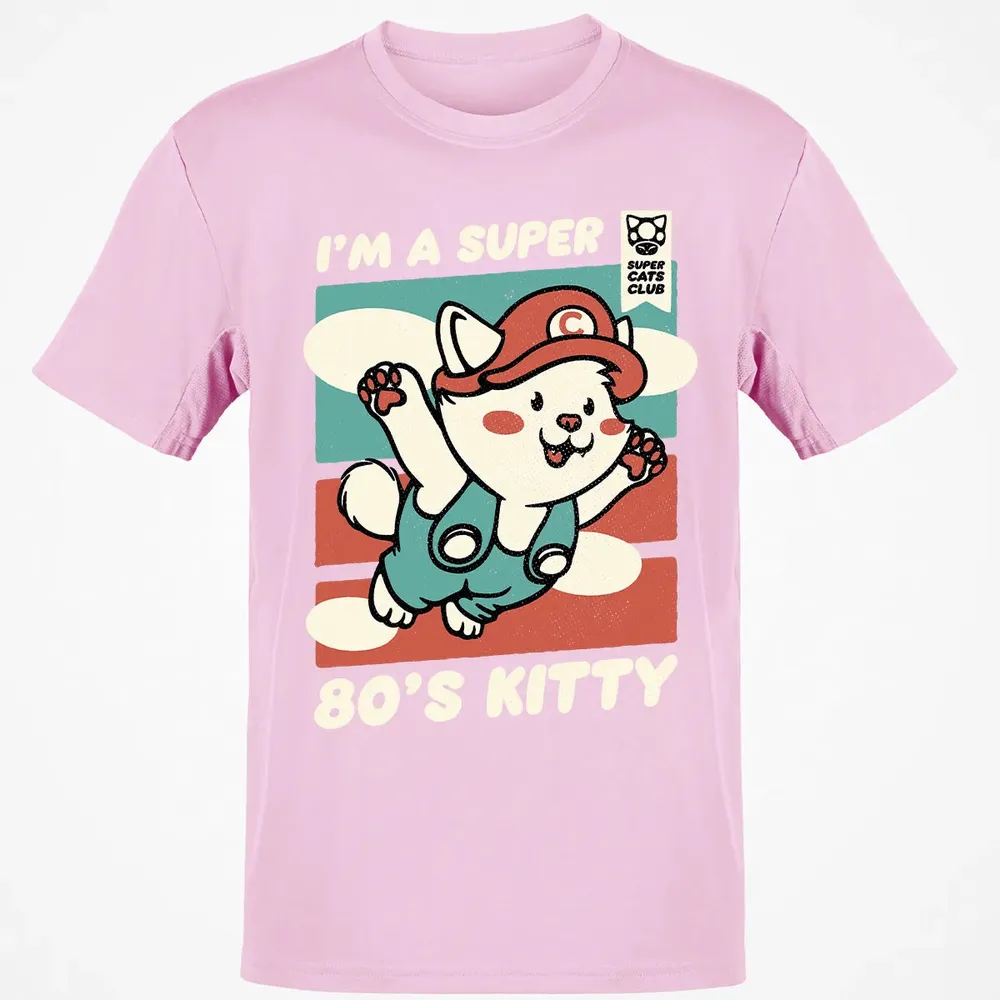Super 80's Kitty Classic Unisex T-Shirt - 6