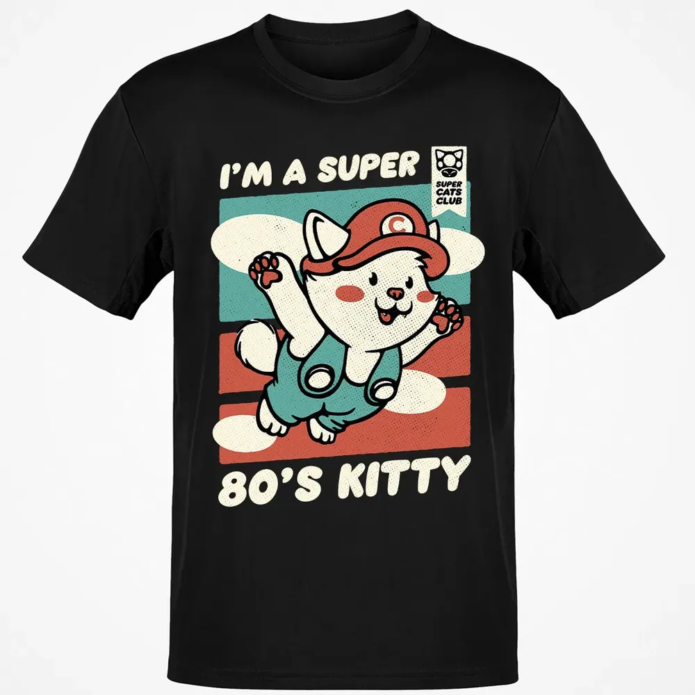 Super 80's Kitty Classic Unisex T-Shirt - 2
