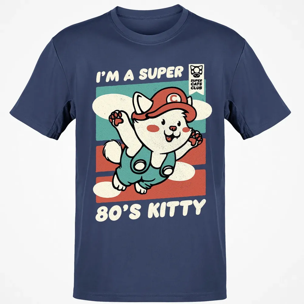 Super 80's Kitty Classic Unisex T-Shirt - 8