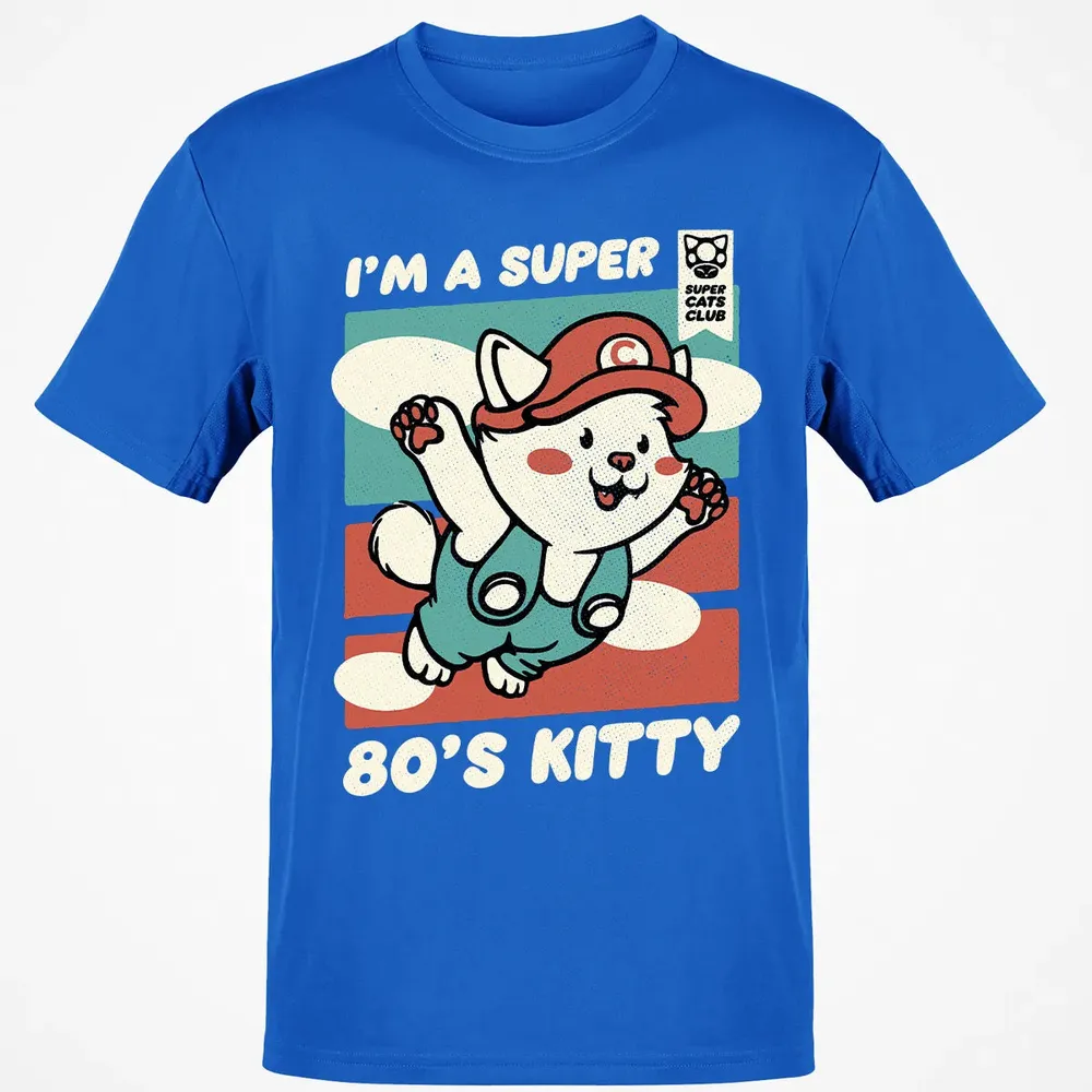 Super 80's Kitty Classic Unisex T-Shirt - 12