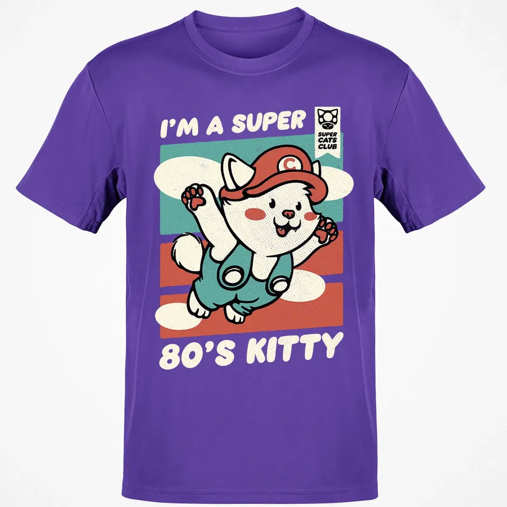 Super 80's Kitty Classic Unisex T-Shirt - 10
