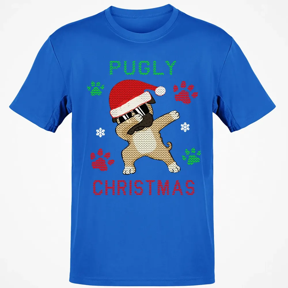 Pugly Christmas Classic Unisex T-Shirt - 12