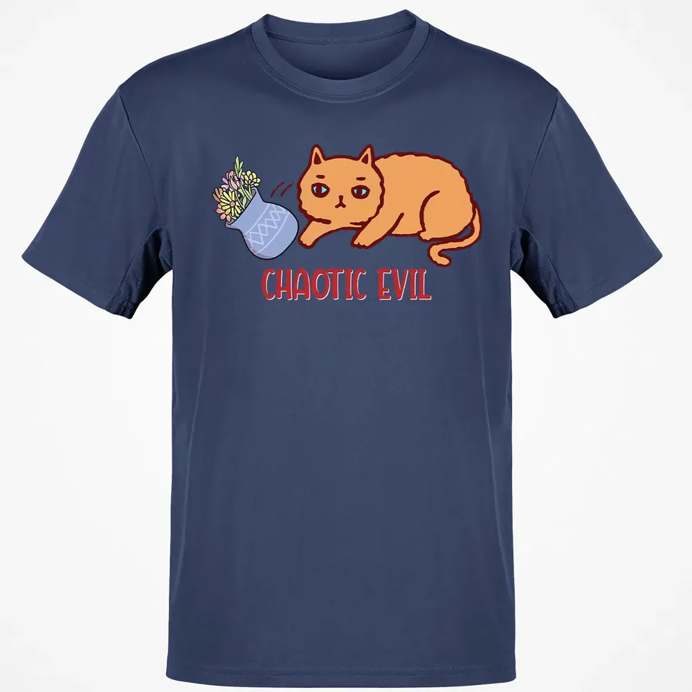 Chaotic Evil Cat Classic Unisex T-Shirt - 8