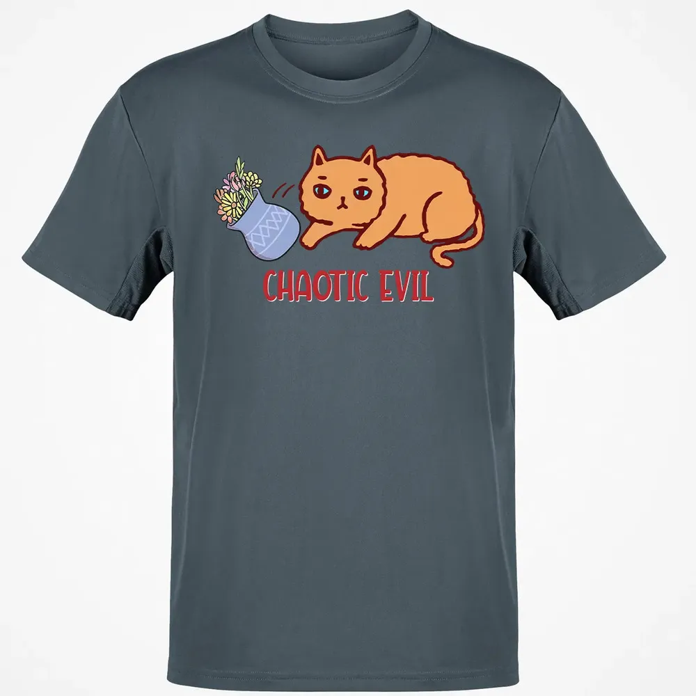 Chaotic Evil Cat Classic Unisex T-Shirt - 4