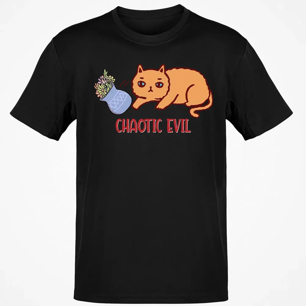 Chaotic Evil Cat Classic Unisex T-Shirt - 2