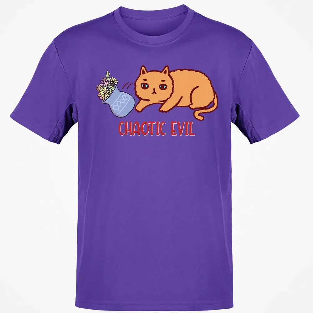 Chaotic Evil Cat Classic Unisex T-Shirt - 10
