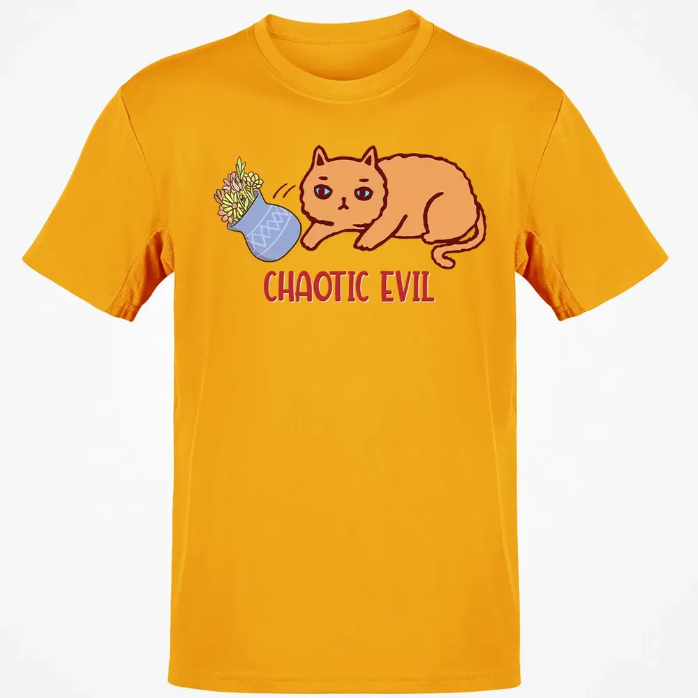Chaotic Evil Cat Classic Unisex T-Shirt - 5