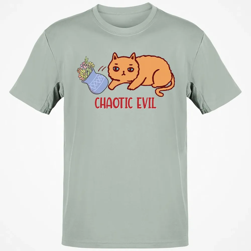 Chaotic Evil Cat Classic Unisex T-Shirt - 3