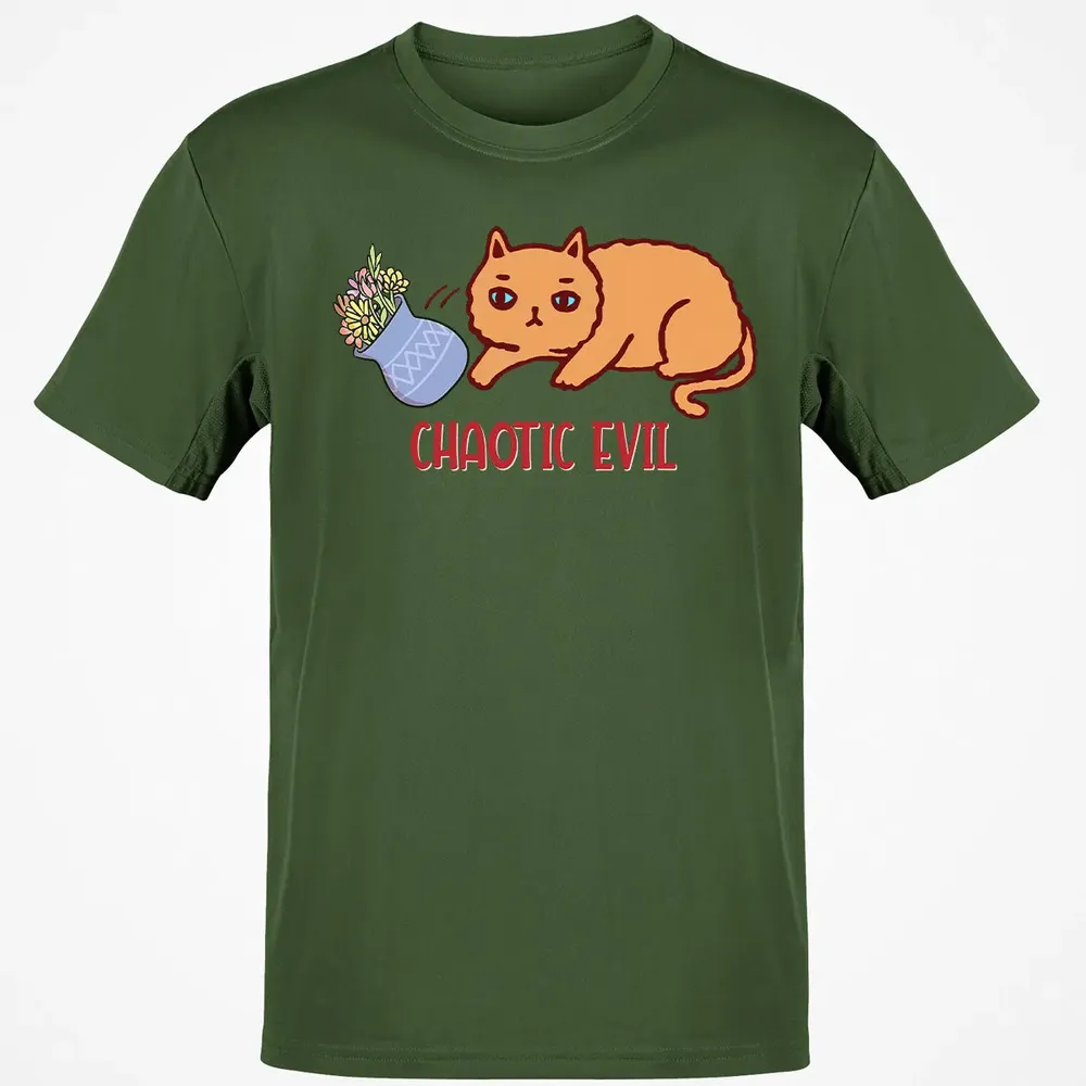 Chaotic Evil Cat Classic Unisex T-Shirt - 7