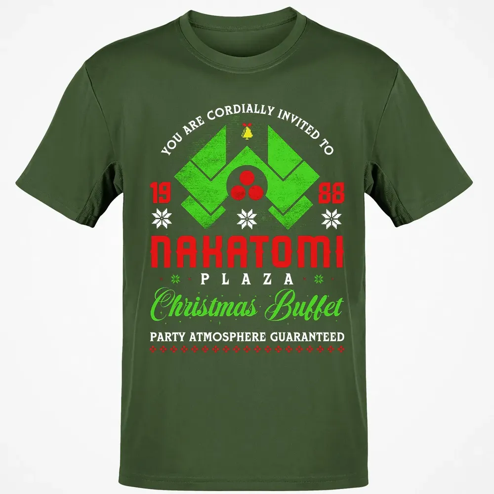 Nakatomi Plaza Christmas Buffet Classic Unisex T-Shirt - 7