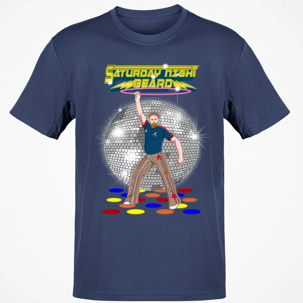 Saturday Night Beard Classic Unisex T-Shirt - 8