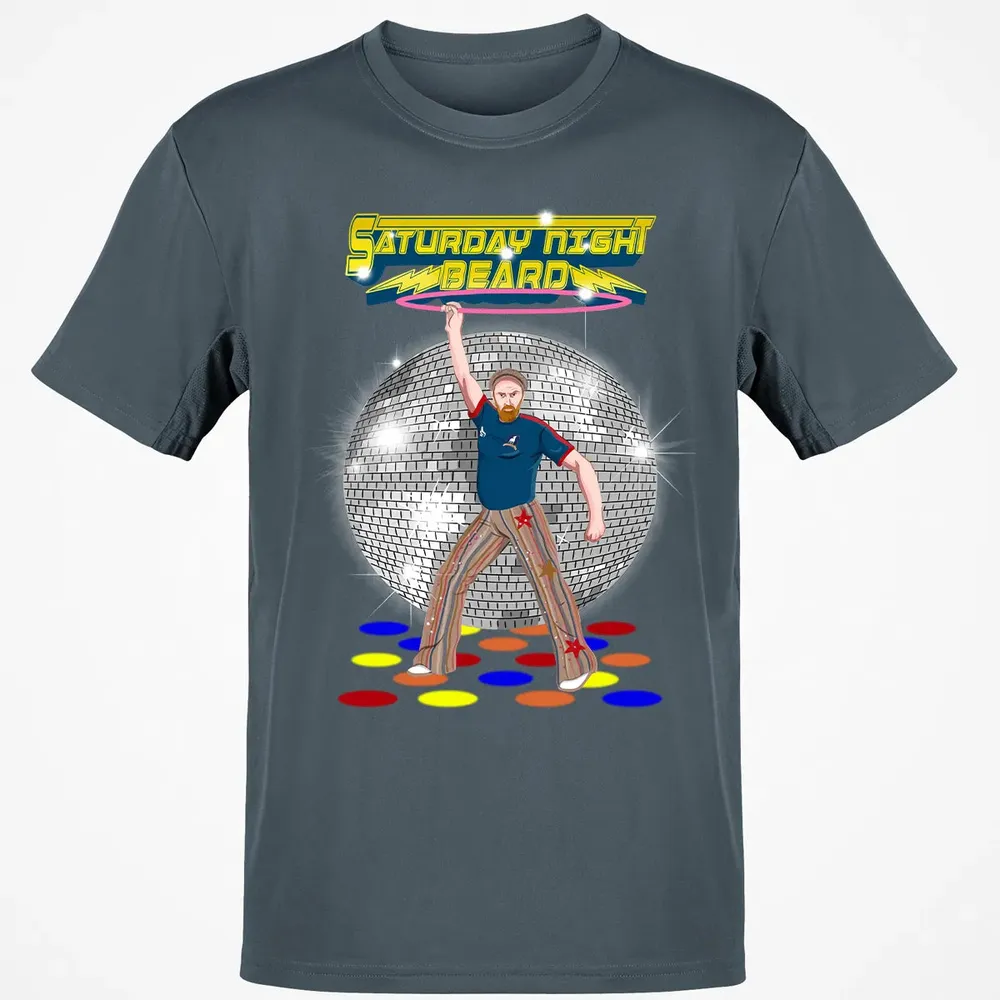 Saturday Night Beard Classic Unisex T-Shirt - 4