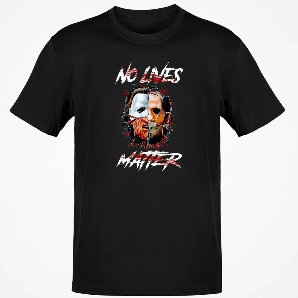No Lives Matter Scary Horror Myers Michael Halloween Classic Unisex T-Shirt - 2