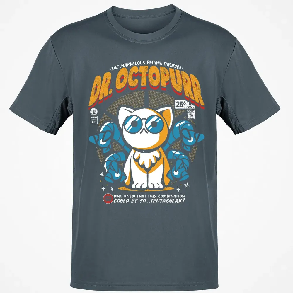 Dr. Octopurr Classic Unisex T-Shirt - 4