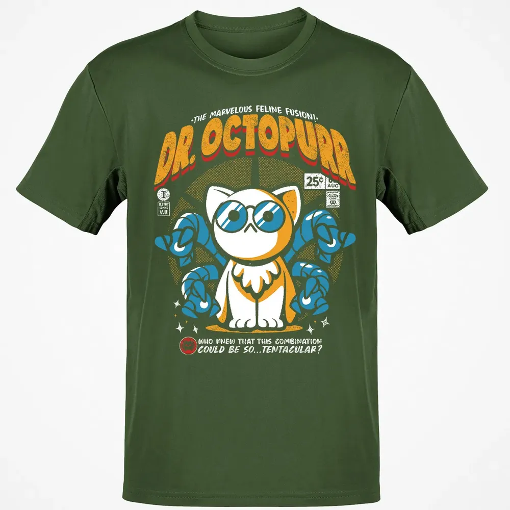 Dr. Octopurr Classic Unisex T-Shirt - 7