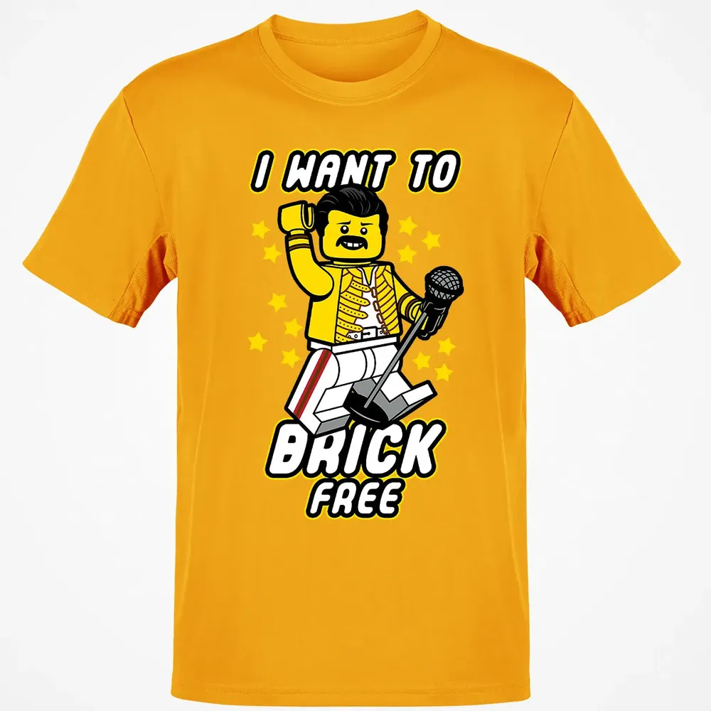 I Want to Brick Free Classic Unisex T-Shirt - 5