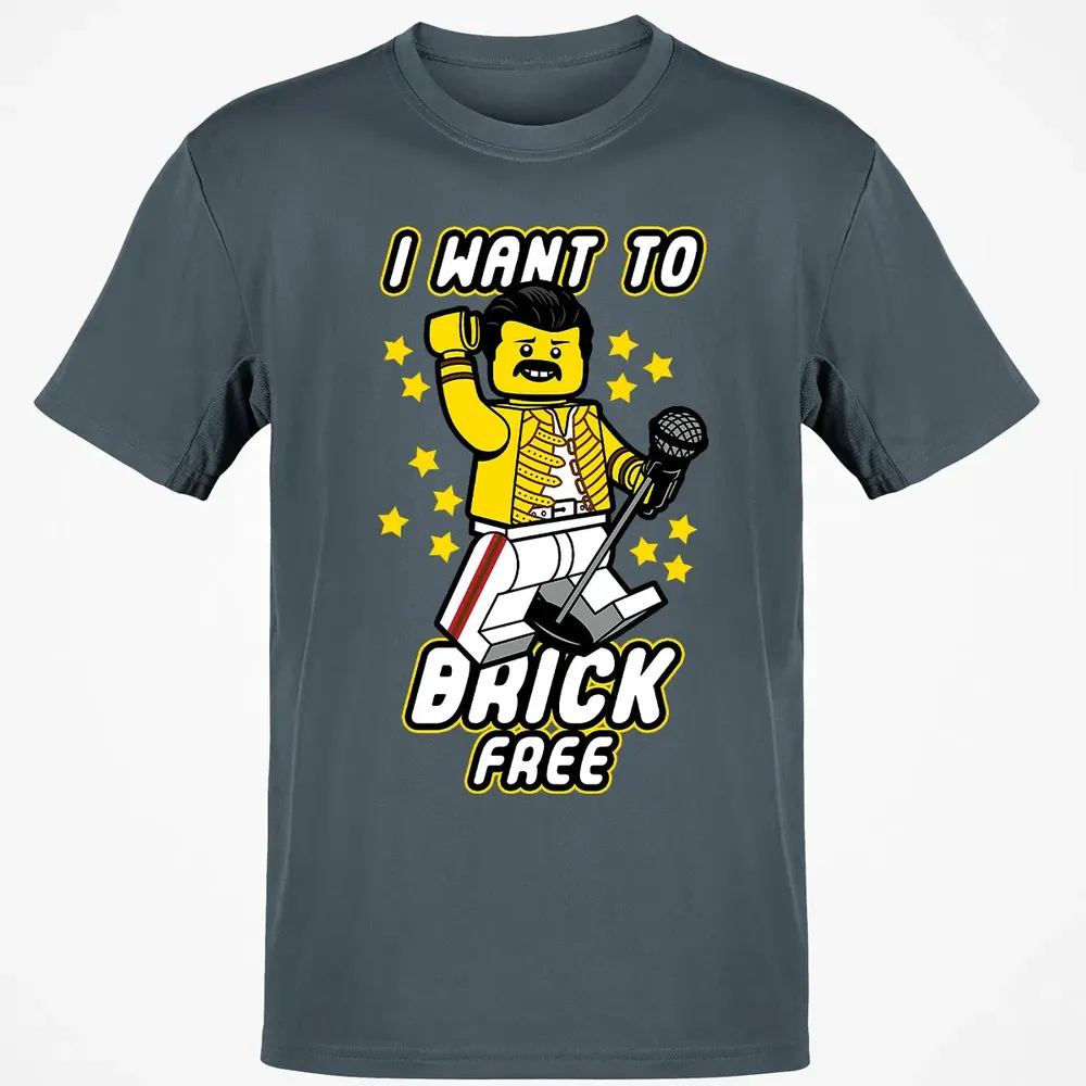 I Want to Brick Free Classic Unisex T-Shirt - 4