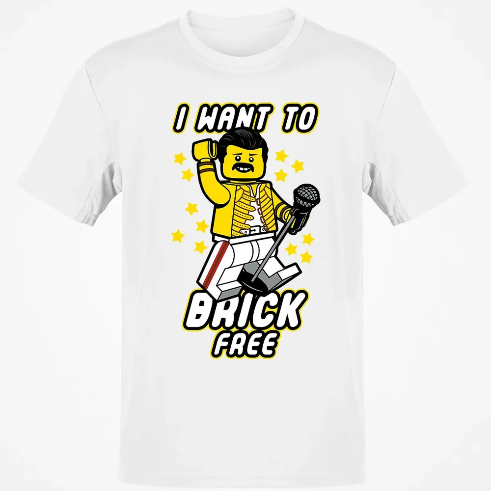 I Want to Brick Free Classic Unisex T-Shirt - 13