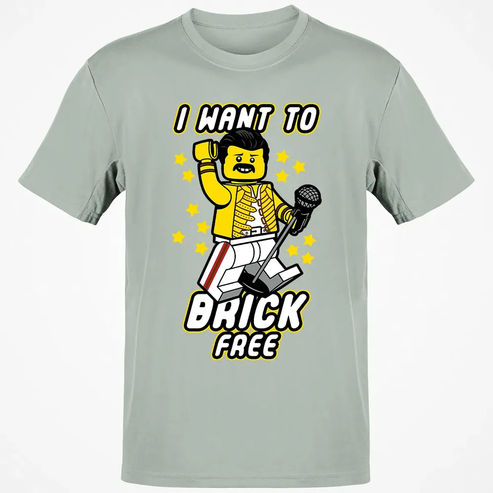 I Want to Brick Free Classic Unisex T-Shirt - 3