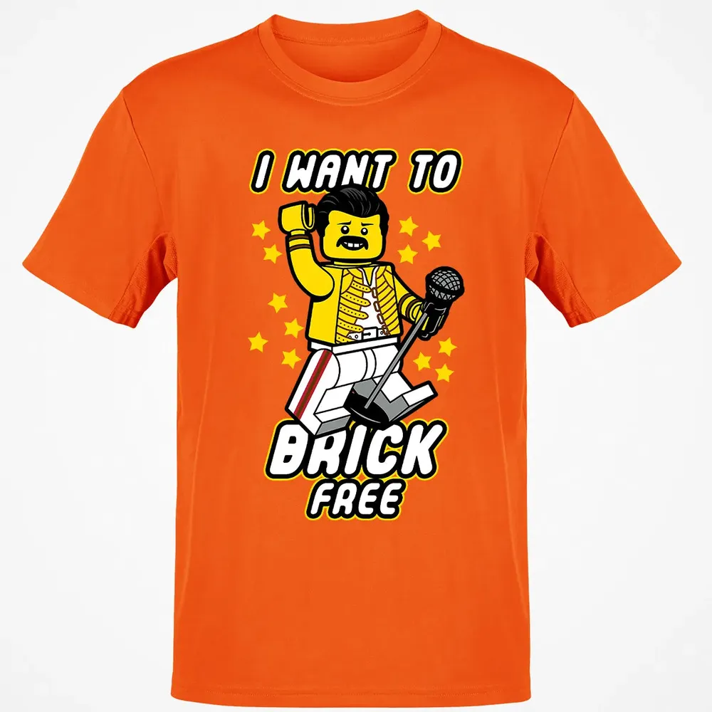 I Want to Brick Free Classic Unisex T-Shirt - 9