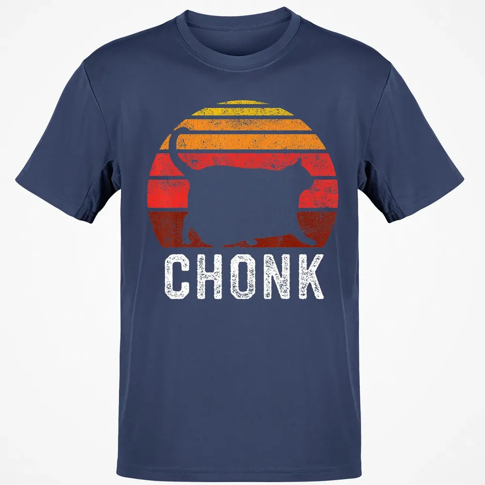 Funny Fat Cats Meme, Chonk Cat Classic Unisex T-Shirt - 8