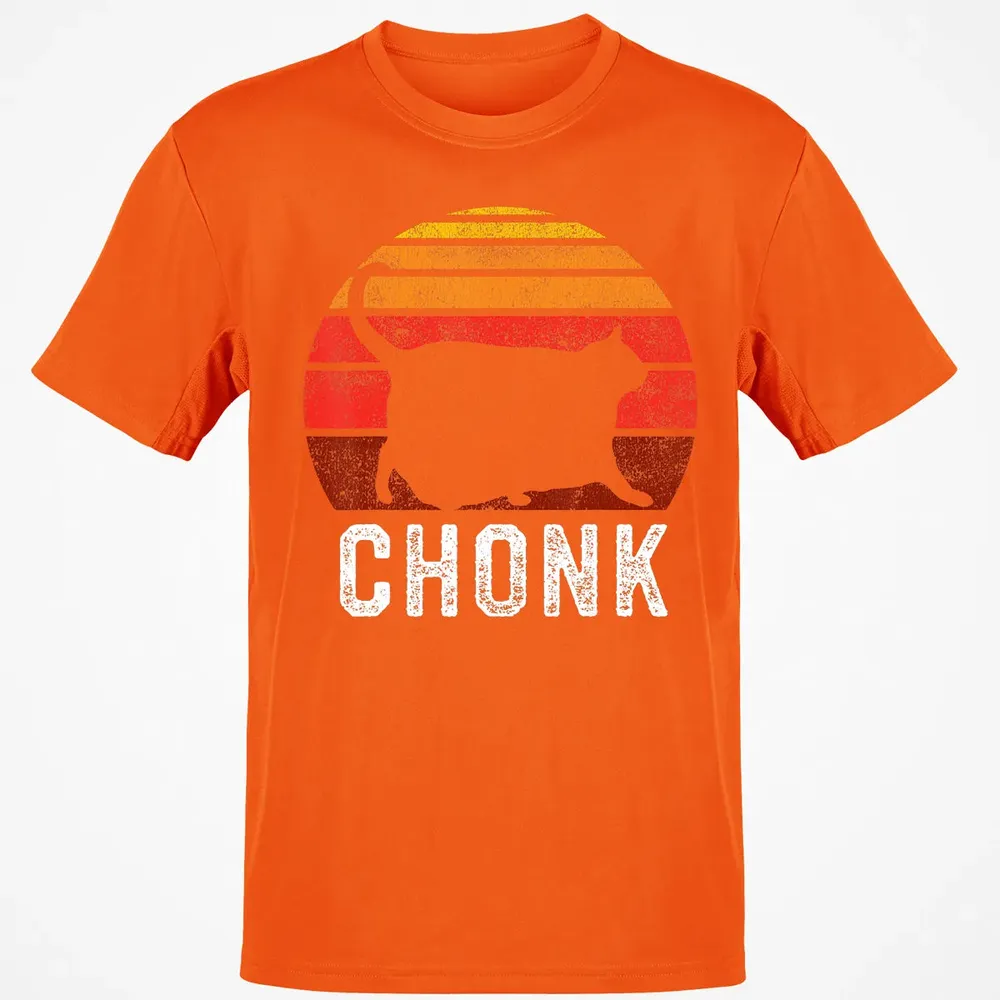 Funny Fat Cats Meme, Chonk Cat Classic Unisex T-Shirt - 9