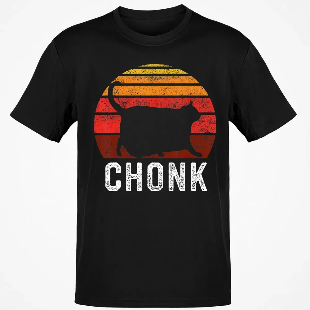Funny Fat Cats Meme, Chonk Cat Classic Unisex T-Shirt - 2