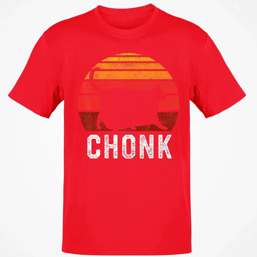 Funny Fat Cats Meme, Chonk Cat Classic Unisex T-Shirt - 11