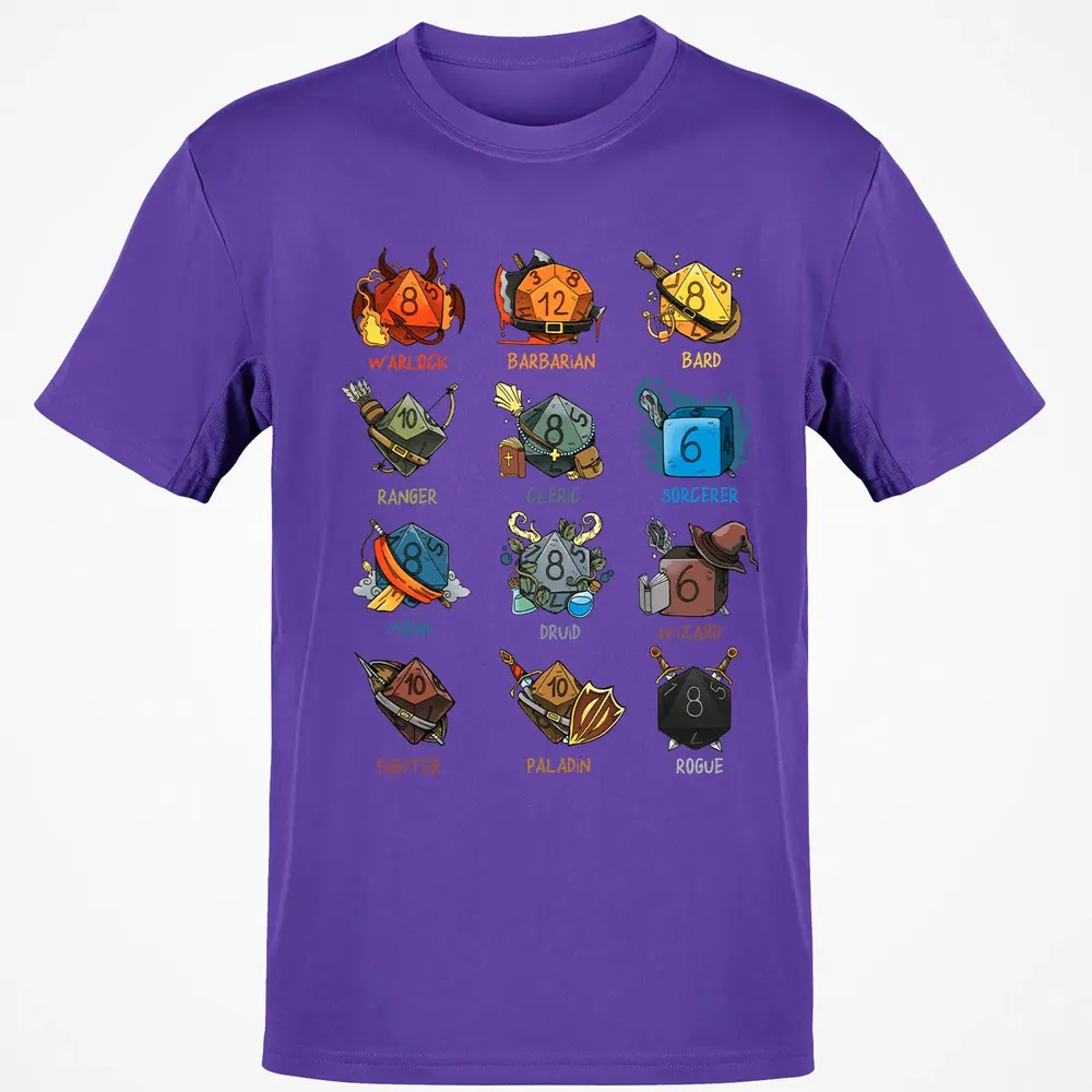 Cute Dice Classes Classic Unisex T-Shirt - 10